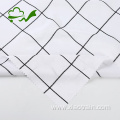 Plaid print 100%polyester chiffon fabric